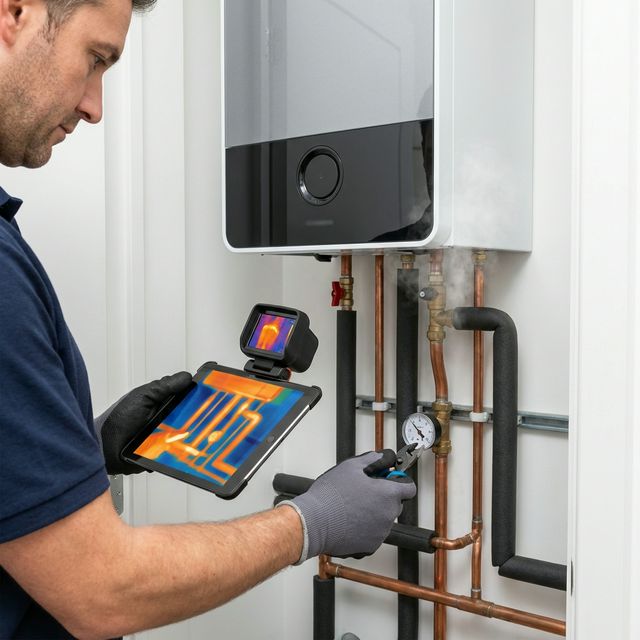 Sıcak Su Hattı Arızası Giderme